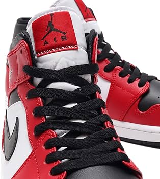 Amazon.co.jp: [ナイキ]エアジョーダン 1 ミッド シカゴ ブラック トゥ