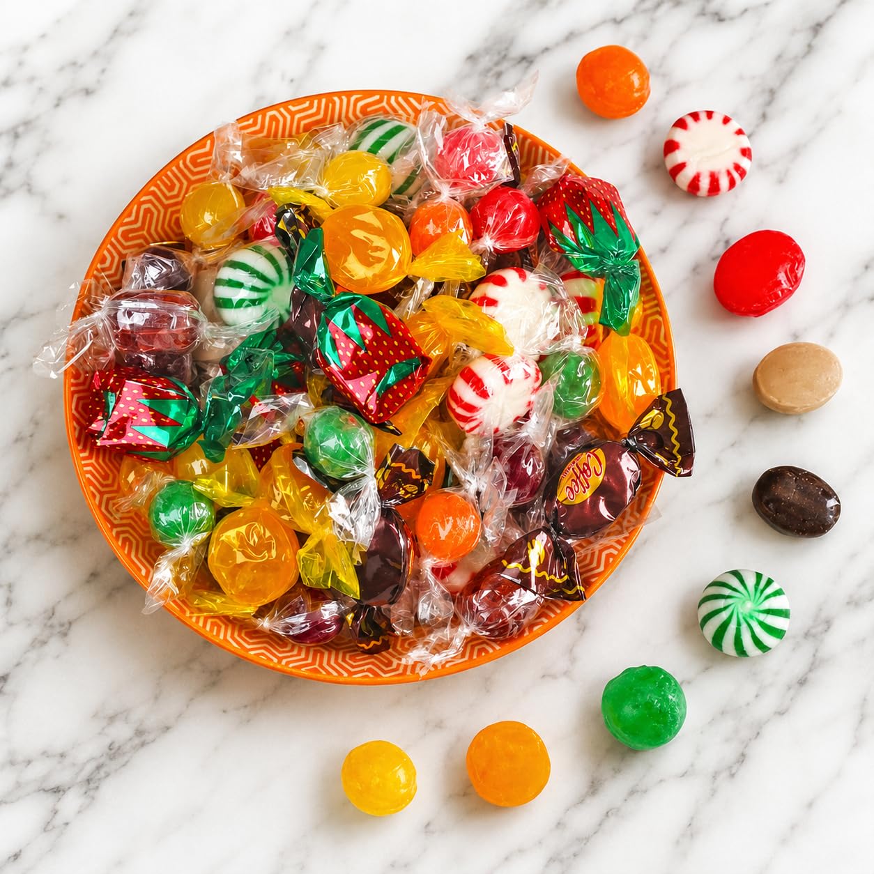 Swirleey Christmas Hard Candy Assortment - 6 Pounds - Old