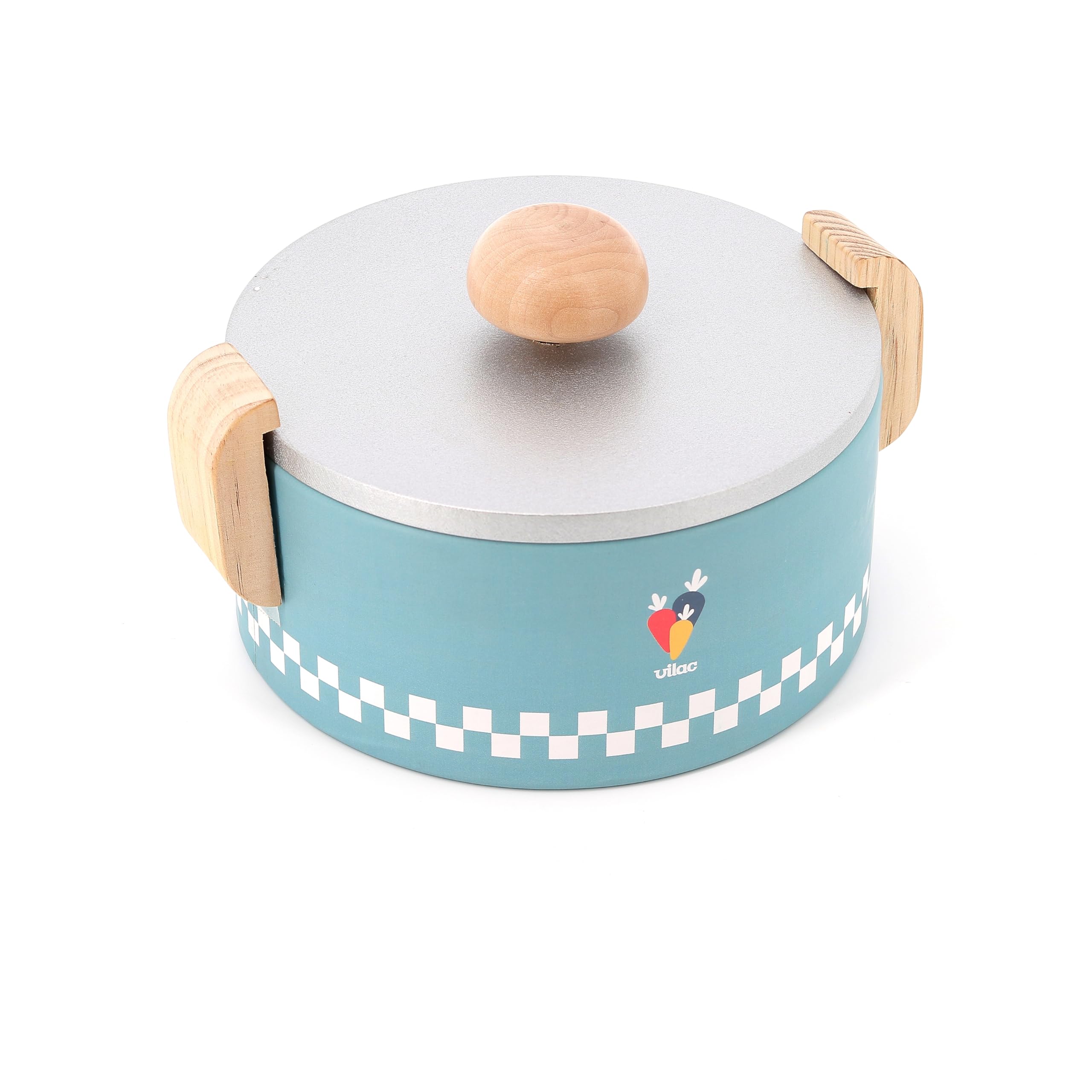 Popotte Minus Cuisine et Éveil Jouet en Bois Bébé Dès 18 Mois Jeu Éducatif | Ustensiles miniatures inclus | stimule imagination et imitation | adapté aux petites mains | idée cadeau naissance originale