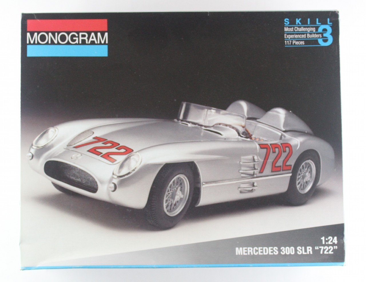 Record 1/43 Scale Built Kit No.722 - Mercedes 300 SLR Race