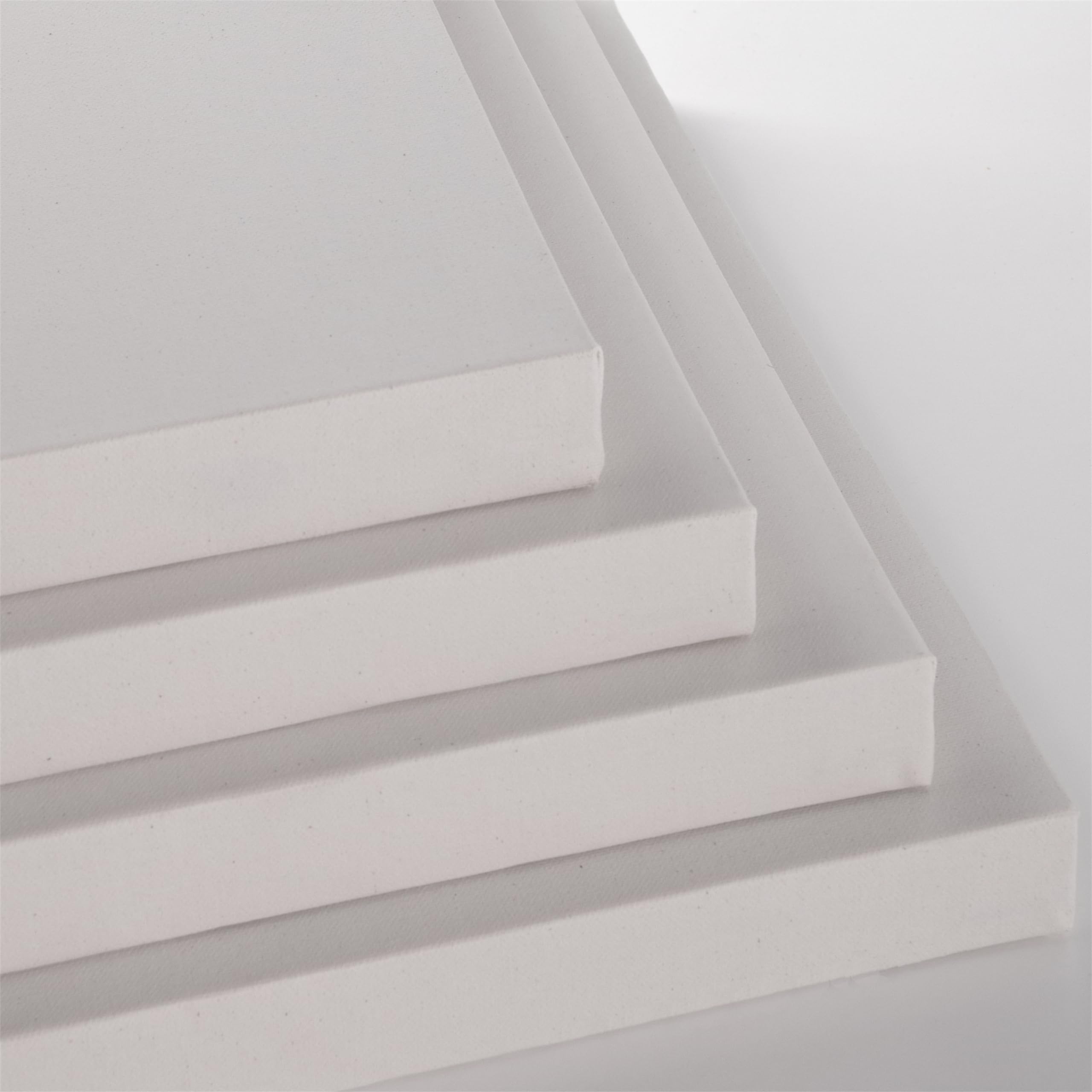 4 Toiles sur Chassis B.K. Deep Edge 60x120 cm | Super Profondeur, prêtes à Peindre, 100% Coton