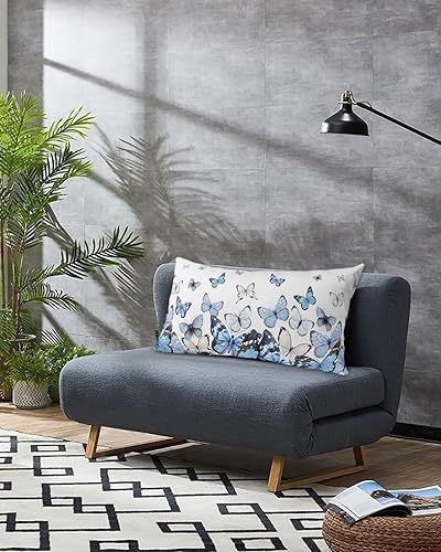 Miniatura 10 de Funda de almohada de cuerpo negro de Acción de Gracias, fundas de almohada suaves decorativas de lujo, sofá largo lumbar con cierre de sobre, hojas