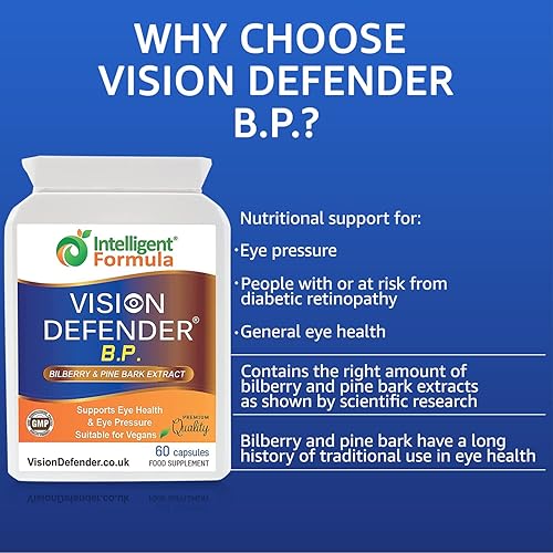 Miniatura 2 de Vision Defender BP y Vision Defender Omega Eye Care Bundle  Suplementos para los ojos para apoyar la salud ocular con arándano, corteza de pino,