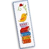 So Many Books So Little Time - Counted Cross Stitch Kit for Adults - Embroidery Set with Funny Inspirational Quote, Gifts for Reader, Book Lover, Writers