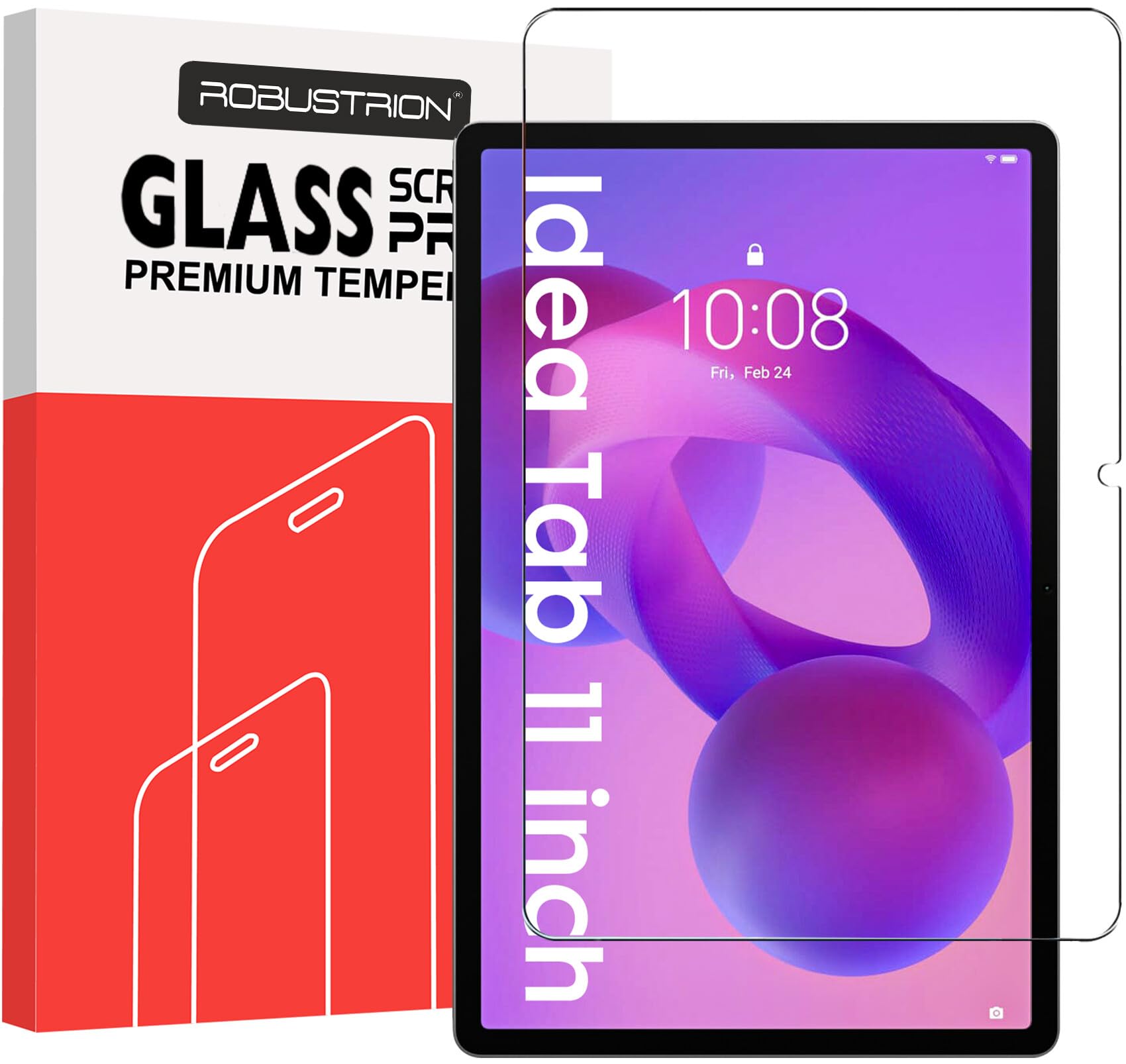 Robustrion Tempered Glass for Lenovo Idea Tab 11" Screen Protector Guard for Lenovo Idea Tab 11 inch Tablet - 1 Pack