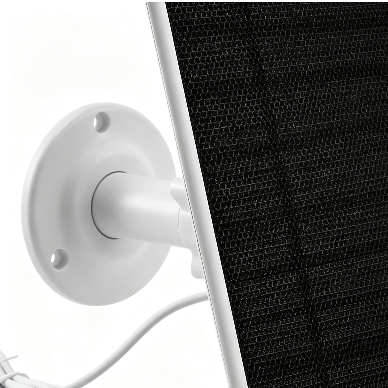 Pannello Solare per Telecamera Caricatore Impermeabile A Ricarica Rapida | Pannello di Ricarica Solare da 10W per Telecamere da Parete per Telefoni, Moto, Camper, Elettronica, Campeggio, Pesca, Gi