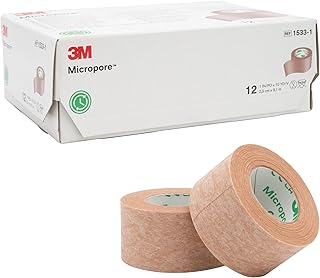 3M Medical & Surgical (n) Micropore Surgical Tape White 1 X 10 Yards Bx/12