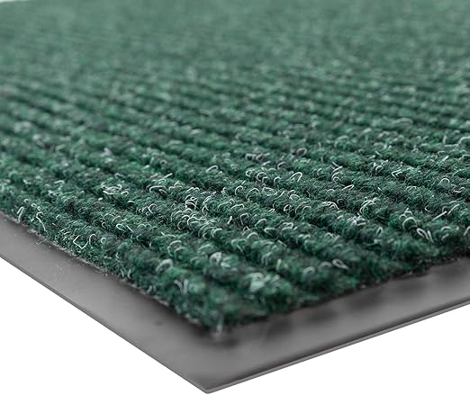 109 Brush Step Entrance Mat, 3' x 6', Hunter Green