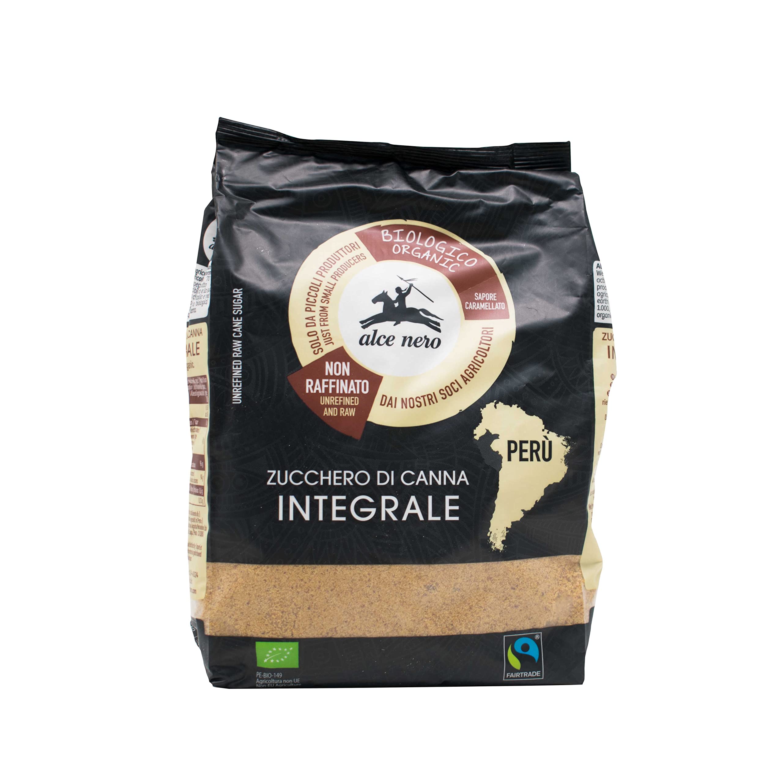 Alce Nero Azúcar moreno natural de Perú Panela 500g