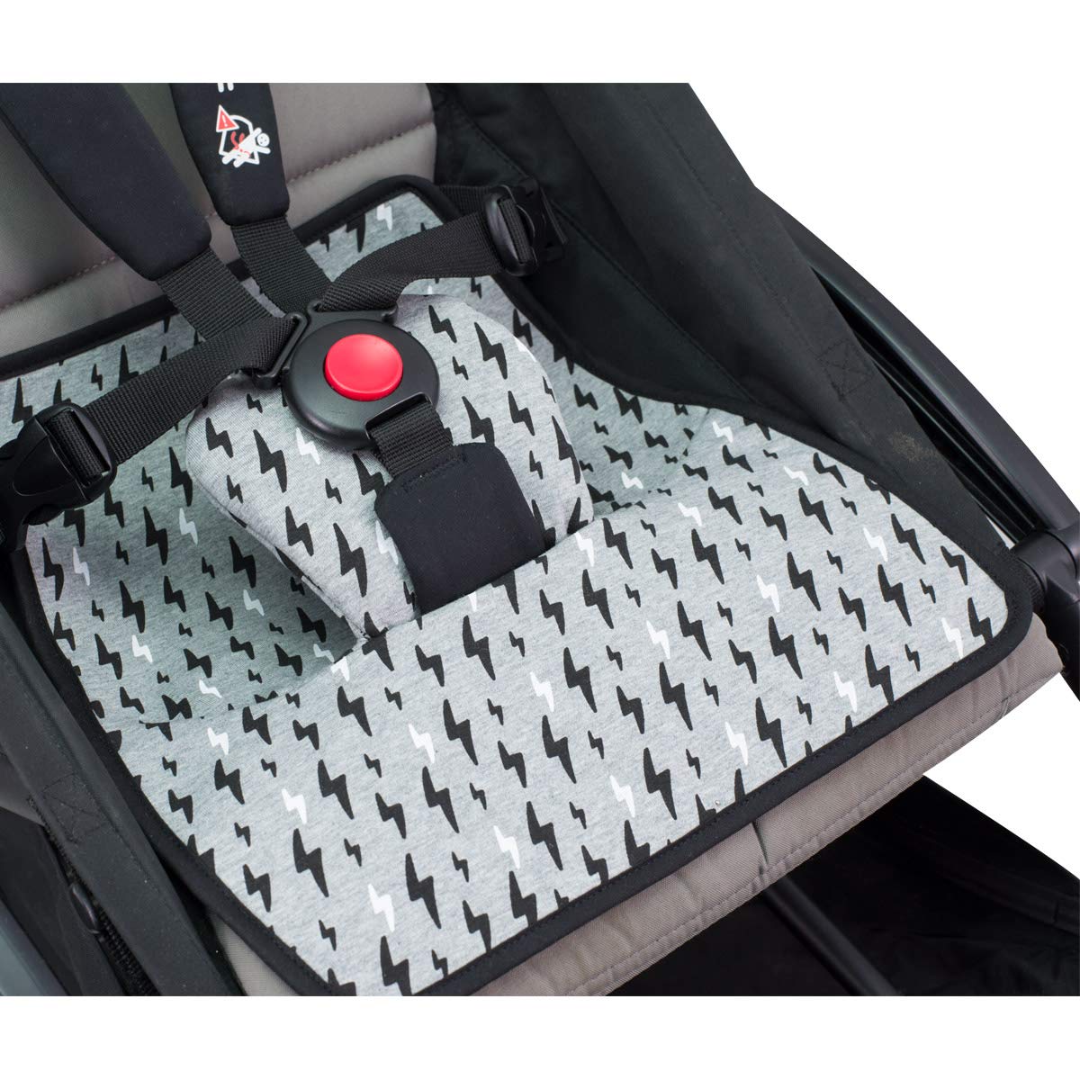 JYOKO Kids Cojín Trainer Super Absorbente y Reutilizable de algodón (Black Rayo)