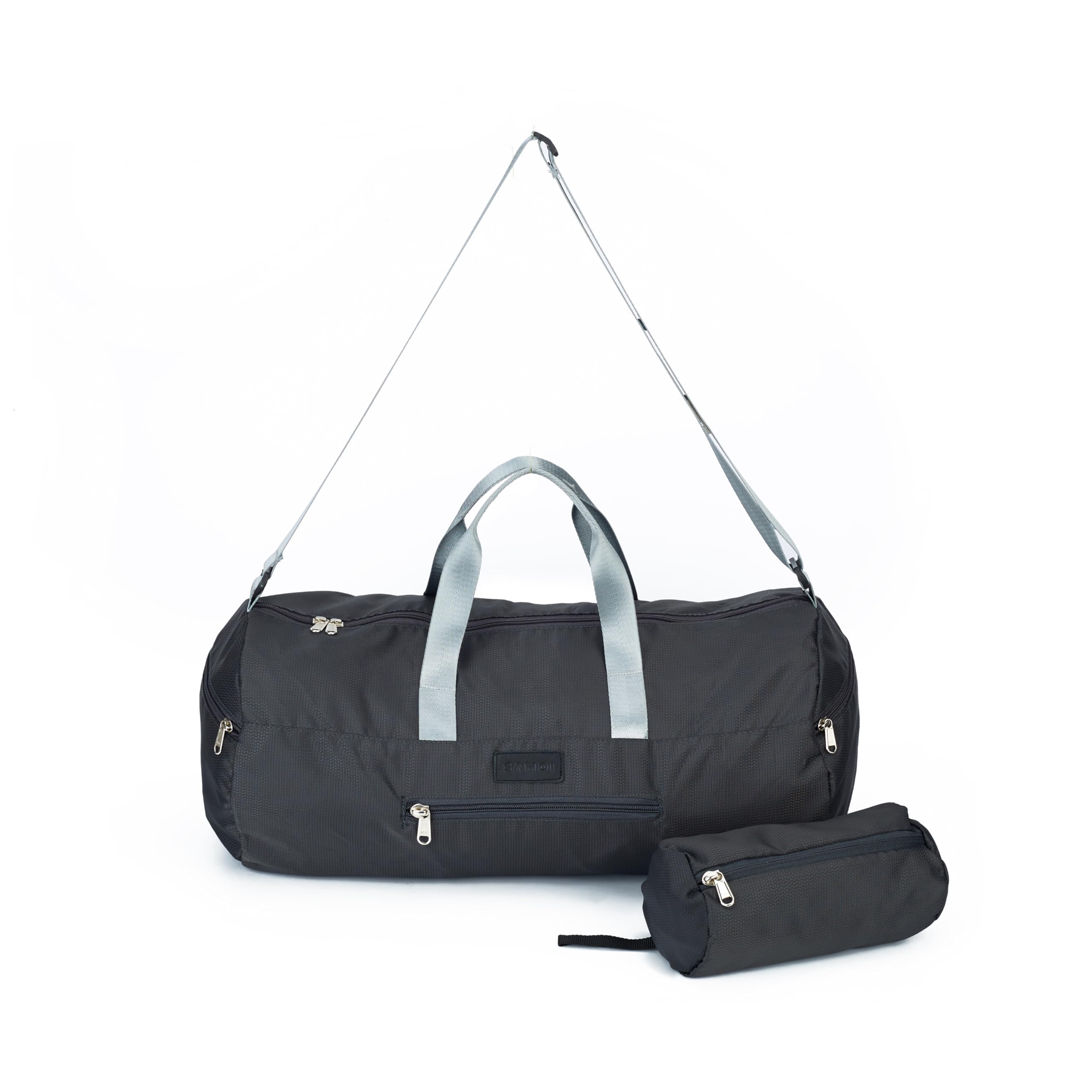 Circular Foldable Travel Duffle Bag for Men & Women | Large 50L Lightweight Waterproof Dobby Material Gym Bag | Carry-On Luggage for Travel, Sports, Weekend Trip-image-25