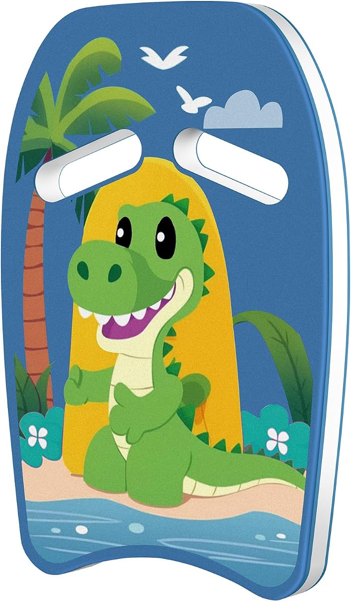 Tabla de natación para niños: linda tabla de natación de dibujos animados, tabla de entrenamiento de natación para niños y niños pequeños, ayuda de natación y tabla de entrenamiento de ejercicio para que los niños aprendan a nadar en la piscina