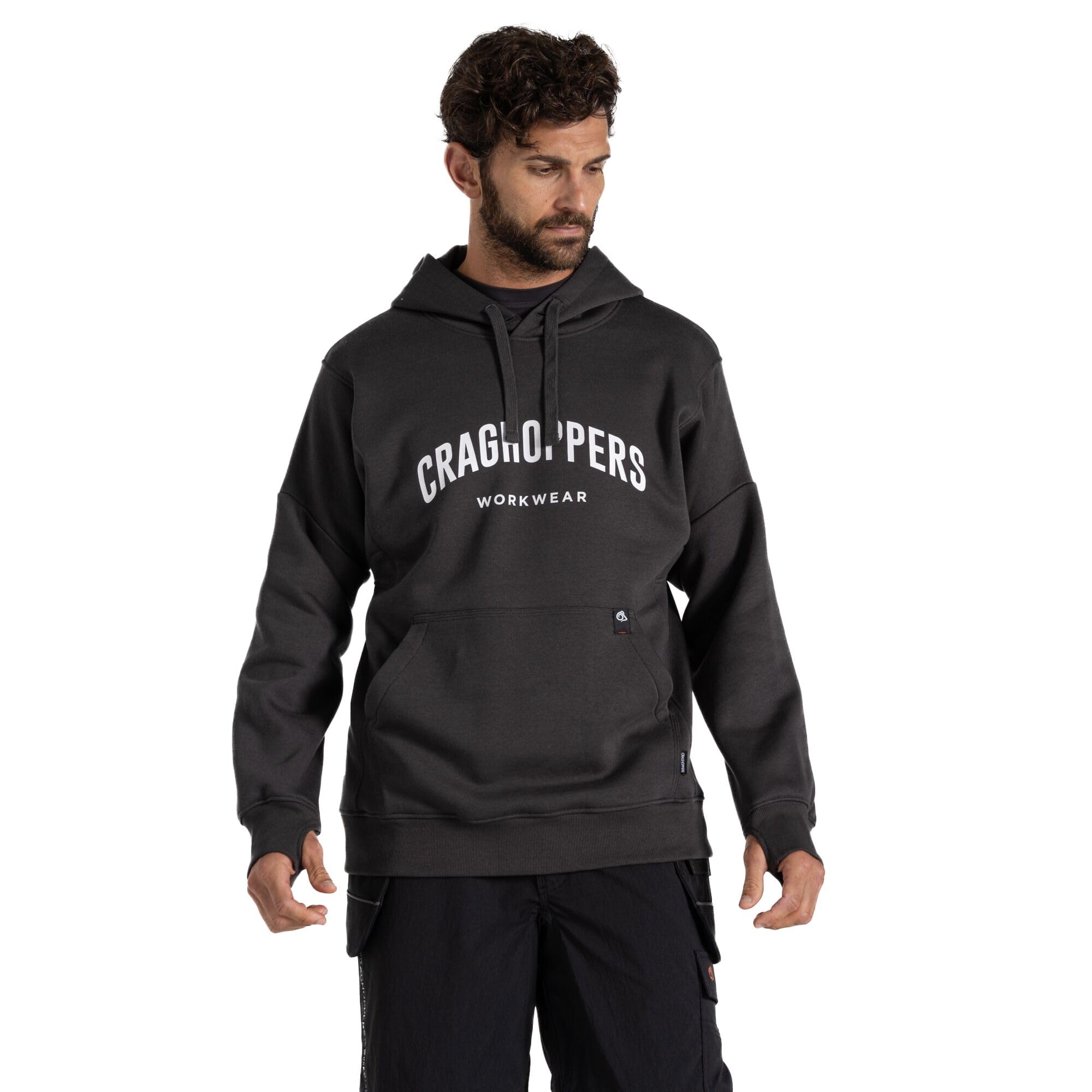 Craghoppers Mens Workwear Oulston Hoodie (L) (Carbon Grey)