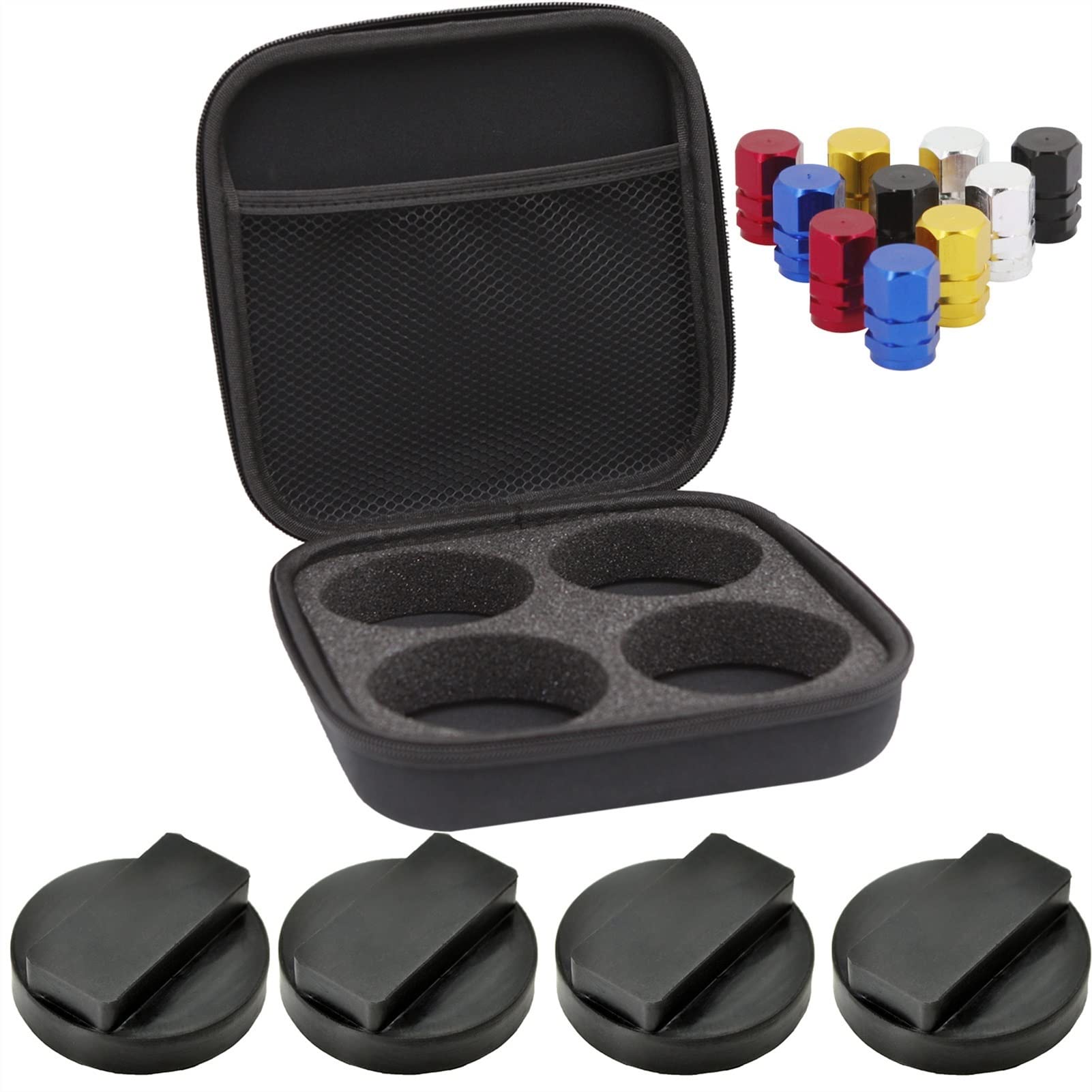 CZLSDJacking Point Jack Rubber Pad Adapter For BMW 3 4 5 Series E36 E39 E46 E60 E90 E87 X3 X4 X5 E83 F25 E53 E70 F10 F20 F30 F31 M3 (Color : 4pc With Box)