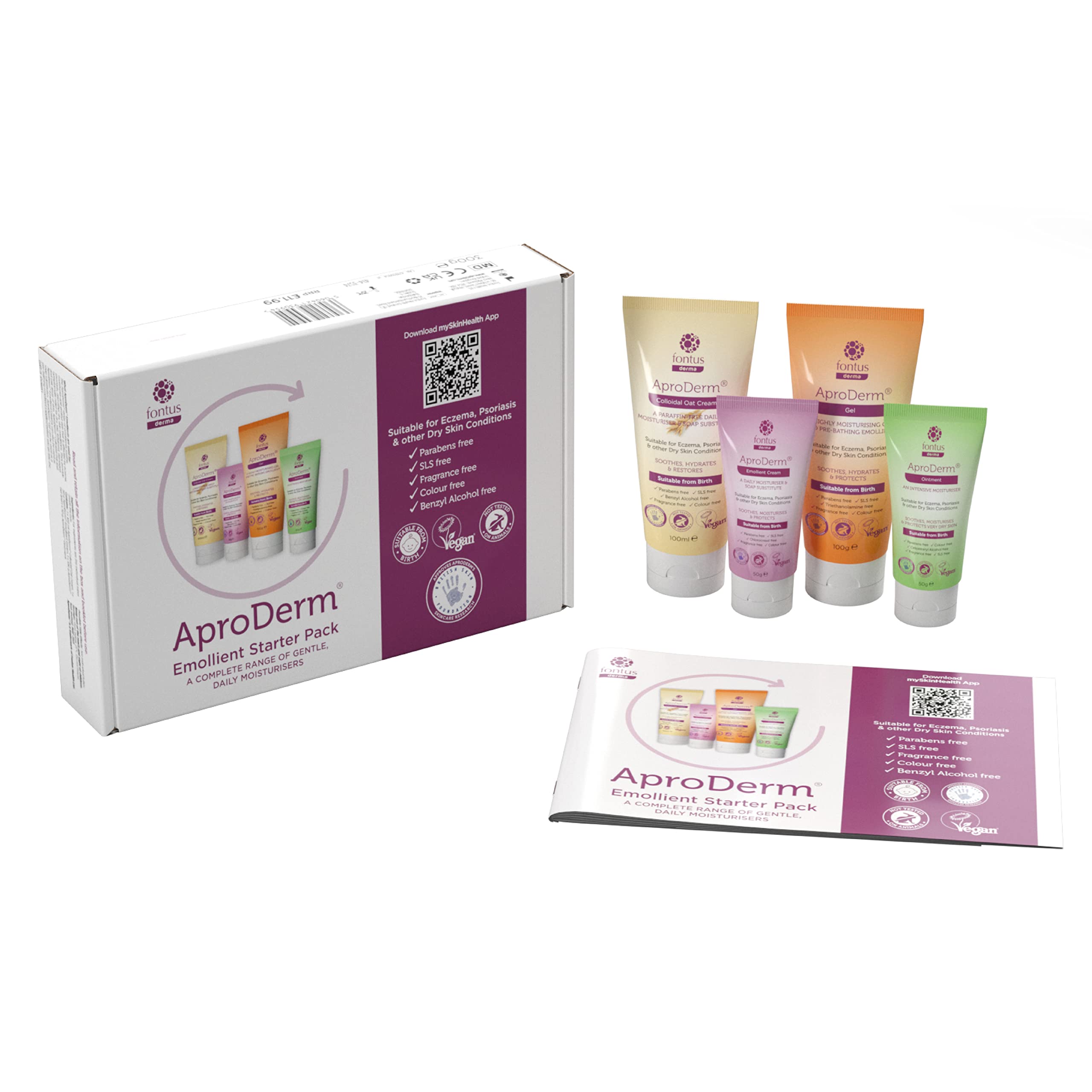 Buy AproDerm Emollient Starter Pack Face and Body Moisturisers for