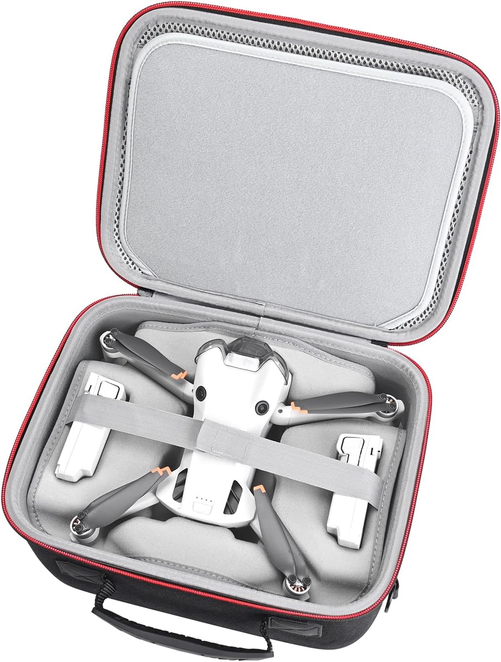 RLSOCO Travel Case for DJI Mini 4 Pro | Fits Full DJI Mini 4 Pro Accessories: DJI RC 2 Controller or RC-N2 Controller,Charging Hub,Batteries &Propellers | Case Only, Allows Arms Unfold and Fold