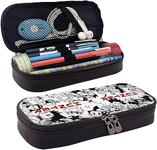 ペンケース ハンターハンター 筆箱 PUレザー ペンシルケース 鉛筆バッグ 鉛筆ケー 筆入れ ふでばこ 筆袋 ペンポーチ ペン箱 文具ケース