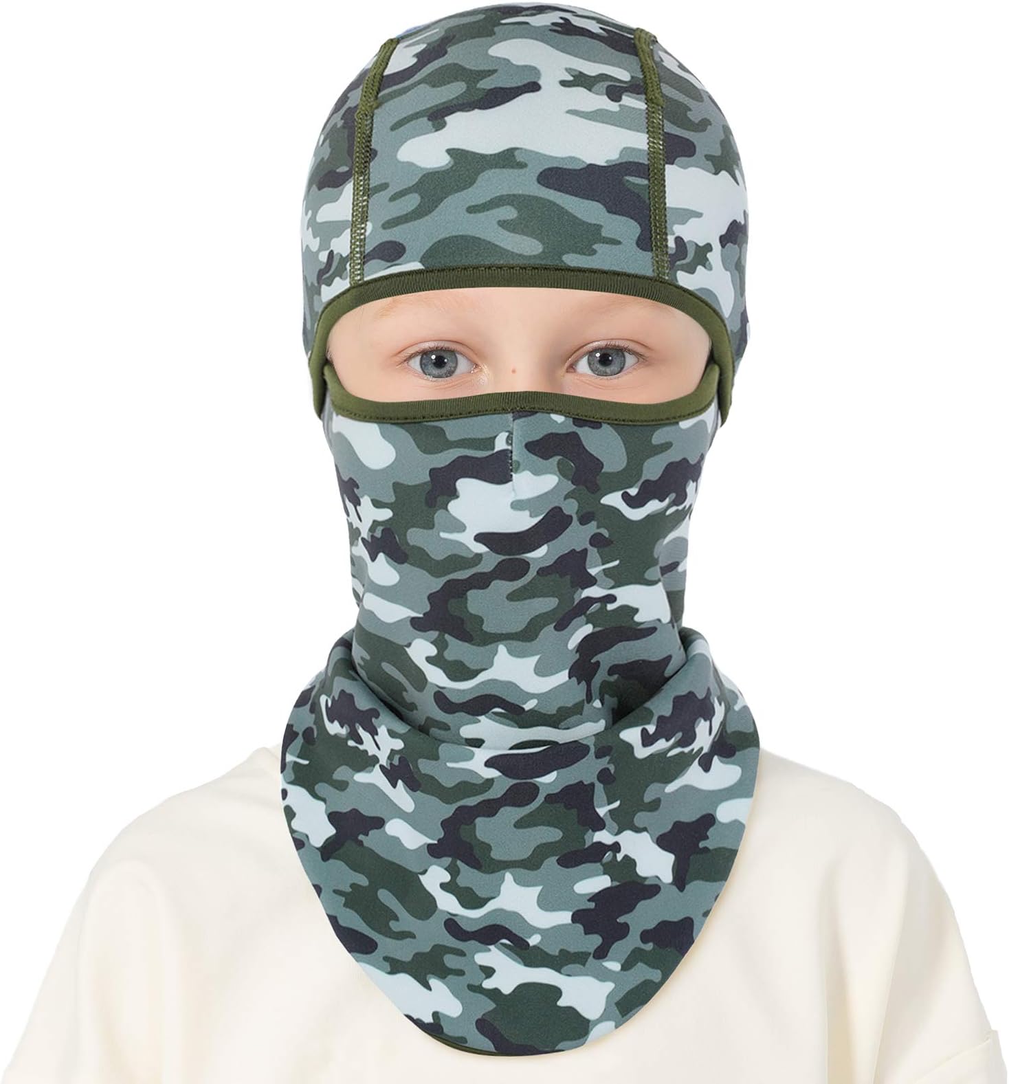 Kids Balaclava Windproof Ski Mask Winter Face Warmer for Cold Weather Boys Girls