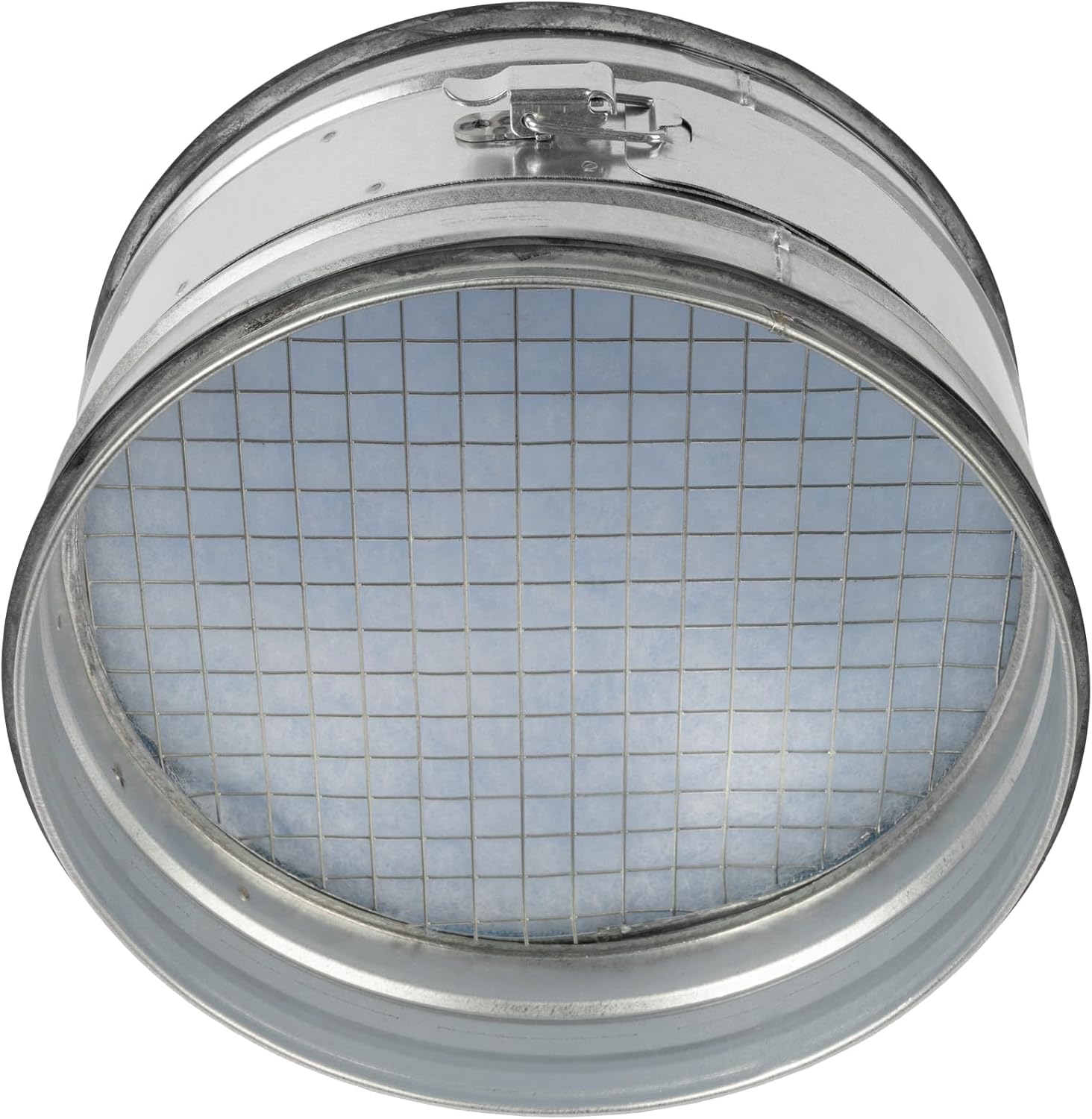 10" Inch Inline Round Duct Filter - G4 Class Filter with Mesh Screen - Dust Collection and Air Purification - Rigid or Flexible Vent Hose Filter
