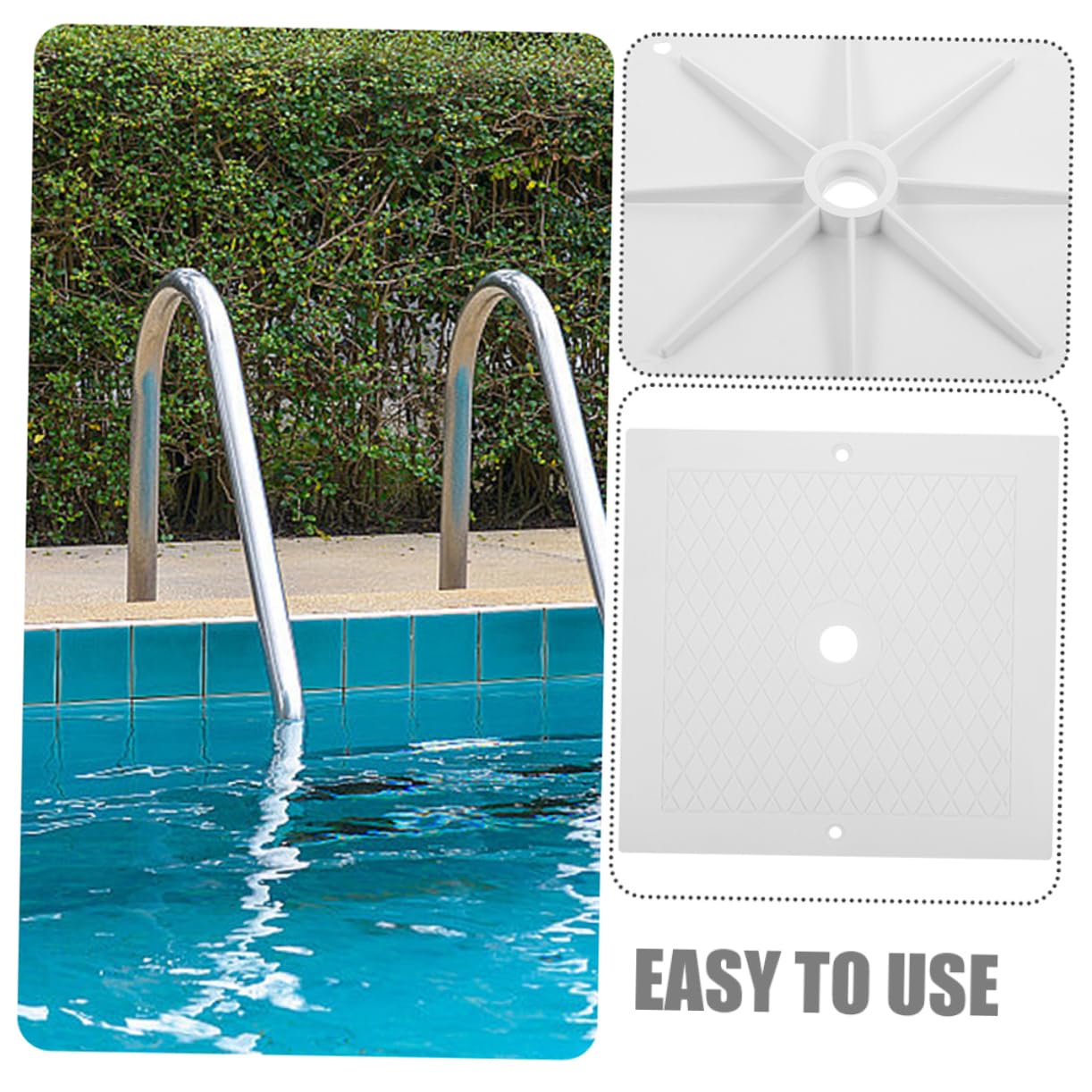 NOLITOY 2 Piezas Cubierta para Skimmer De Piscina Reemplazo De La Tapa Accesorio De Cubierta De Cubierta De Skimmer Cubierta De La Un Cubrir Páginas Alberca X10