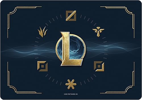 ABYSTYLE - Alfombrilla de ratón para juegos de League of Legends con logotipo Hexteck