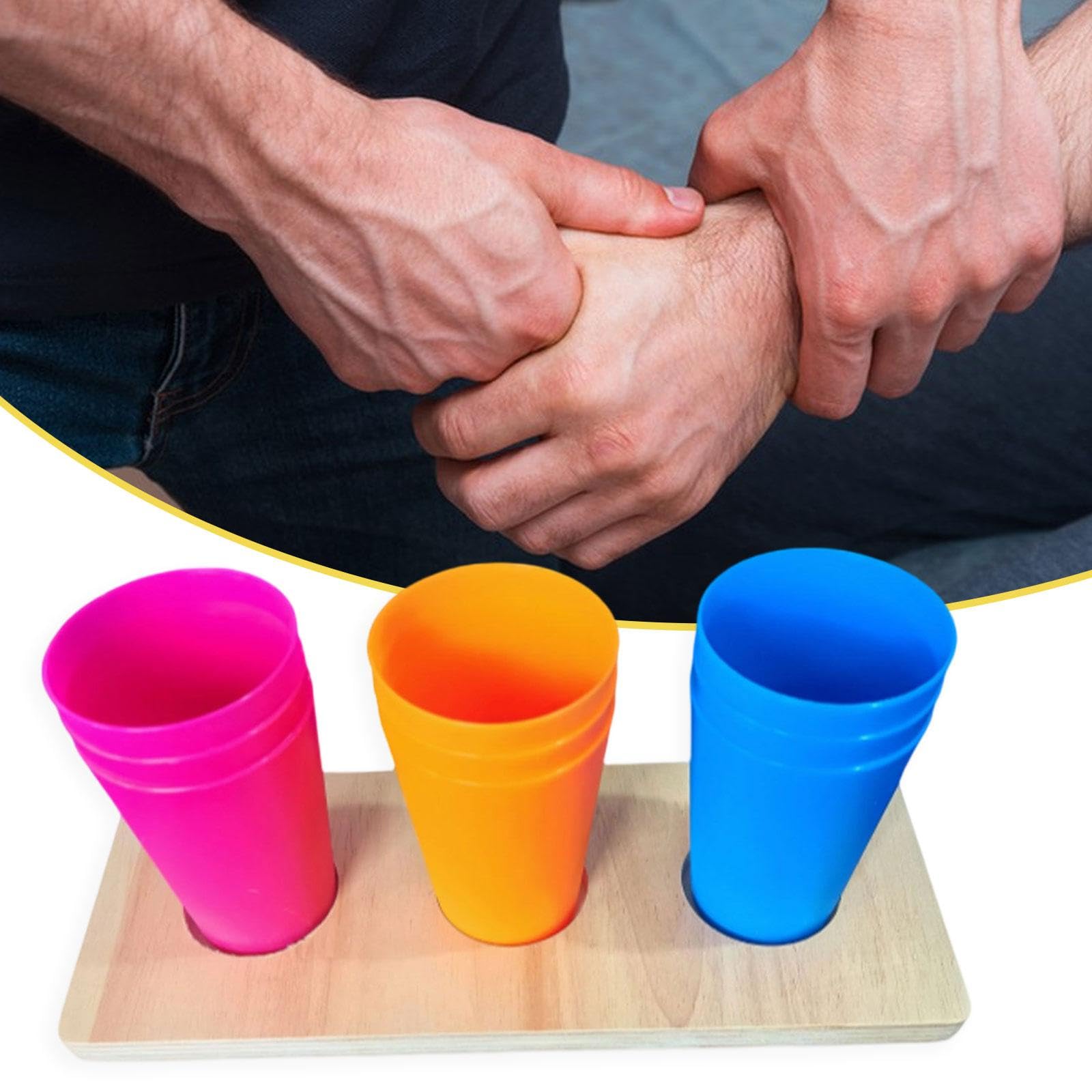Oshhni Jeu de gobelets empilables, jouet interactif parent-enfant, améliore les capacités de concentration pour les garçons et les filles, jeu