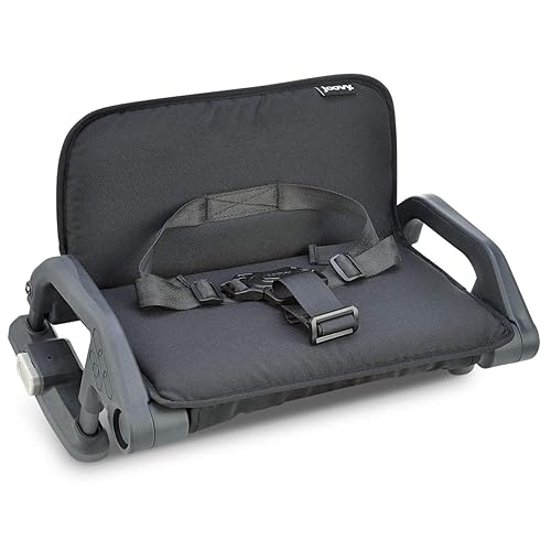 Miniatura 2 de Arnés de seguridad negro hebilla clip pieza de repuesto compatible con JOOVY Qool asiento de banco (hebilla con correa inferior de 2 pulgadas)