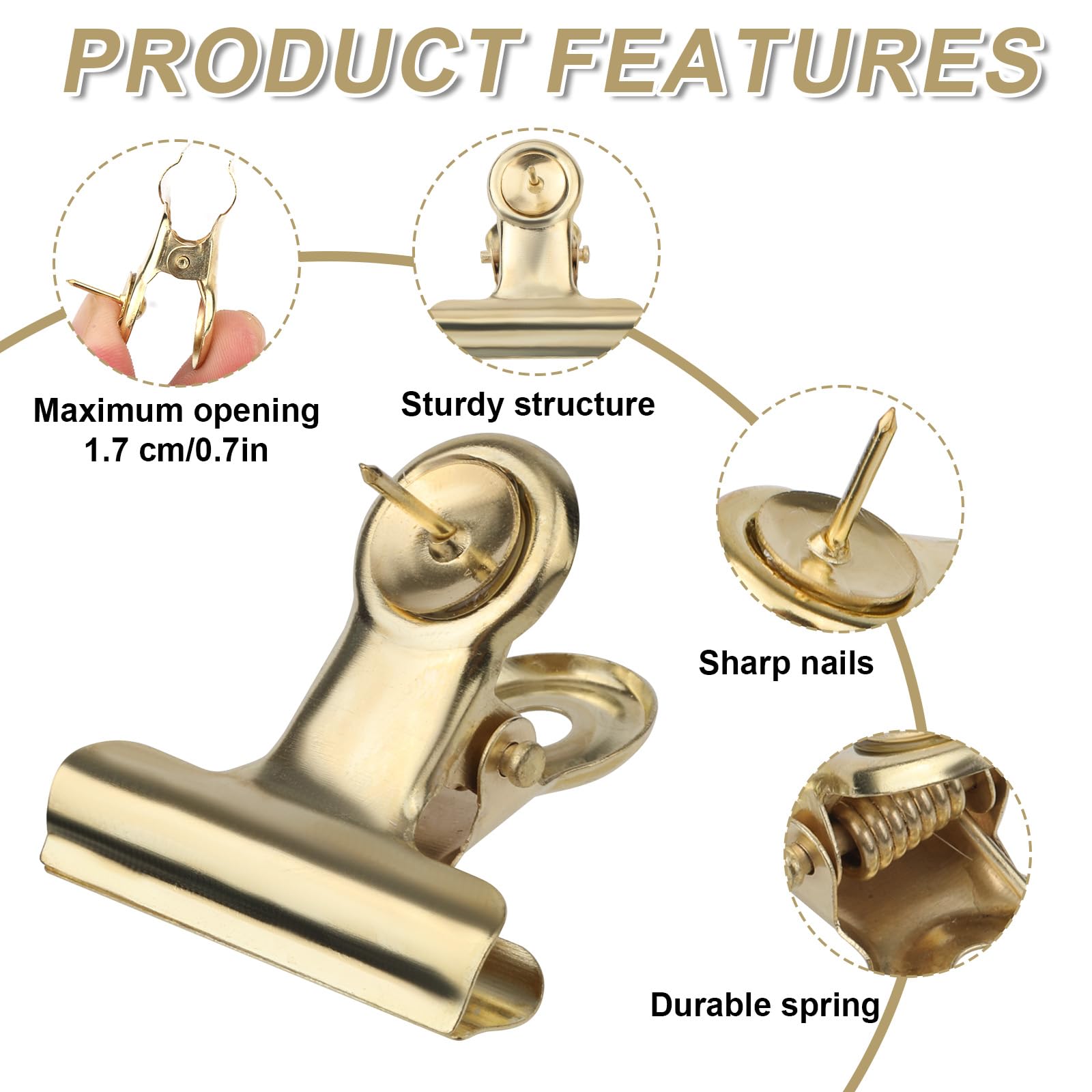 30 Pcs Push Pin Clips - Image 3