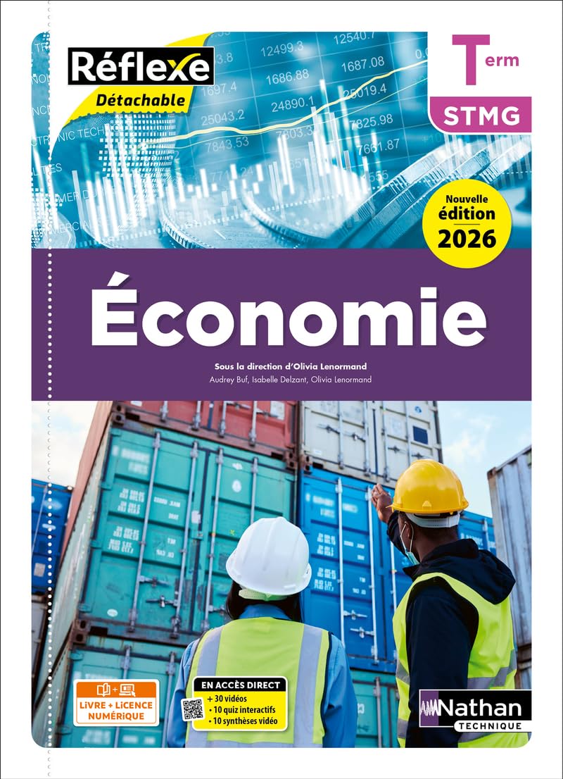 Économie - Term STMG - Coll. Réflexe - pochette