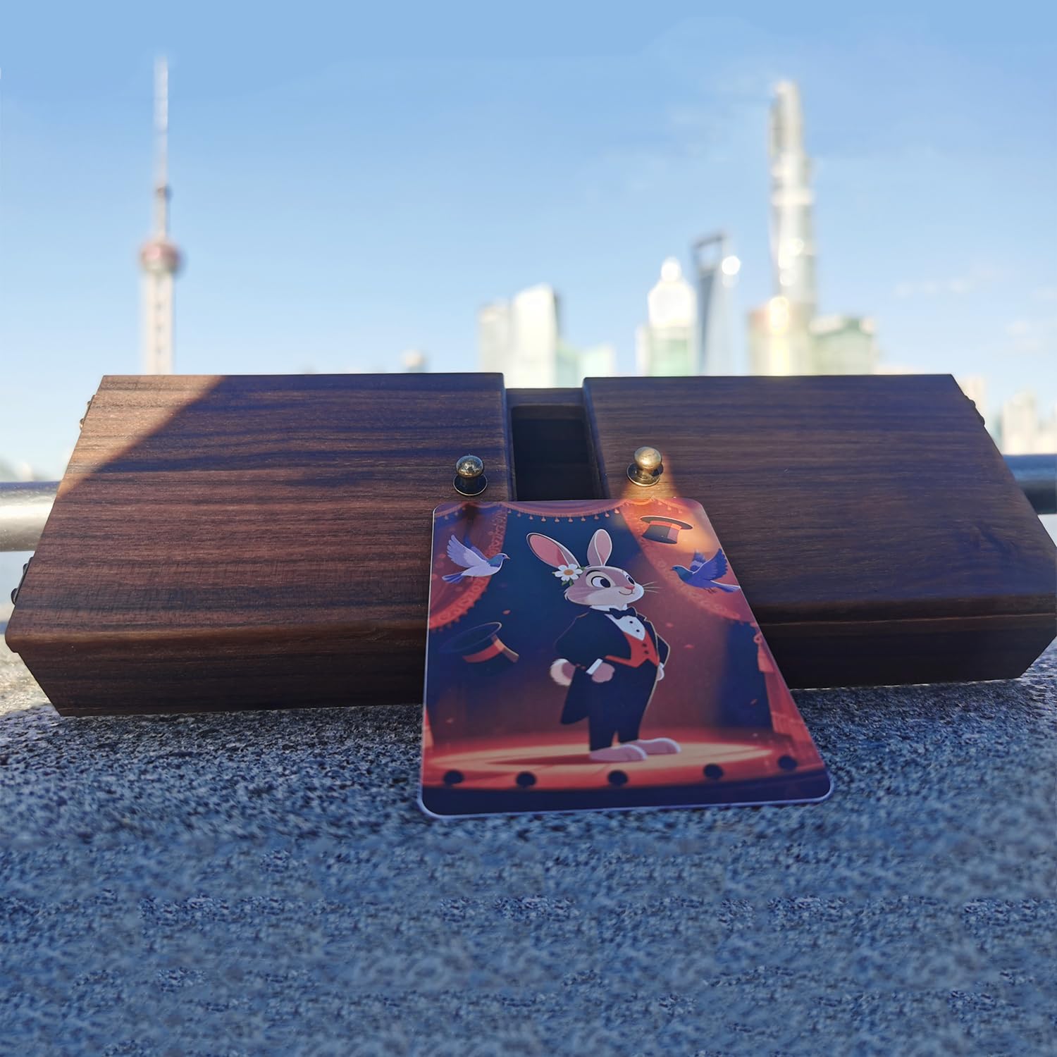 Lusso Chip Phantom (Edizione Palissandro) Trucchi Magici Red Chip Cambia Luogo Aumenta Più in Alto In Tubo Primo Piano Illusioni Magiche Edificanti