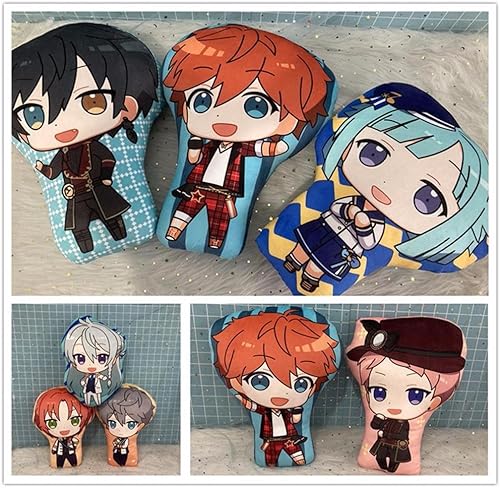 Miniatura 3 de Conjunto de anime, almohada de dos caras, almohada de peluche de 17.71 pulgadas, juguete de peluche, bonito regalo de Navidad, Shino Hajime, 17.7 in