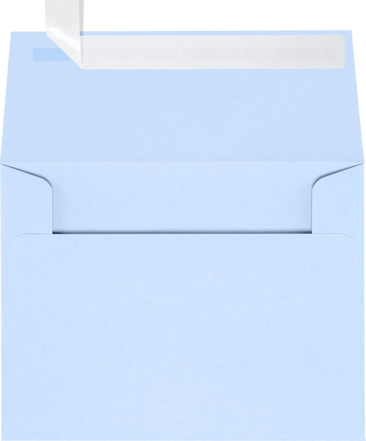 LUXPaper A2 Invitation Envelopes | Peel & Press | 4 3/8" x 5 3/4" | Baby Blue | 80lb. Text | 1,000 Qty
