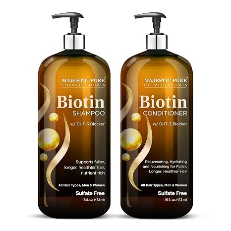 Majestic Pure Biotin Shampoo and Conditioner Set
