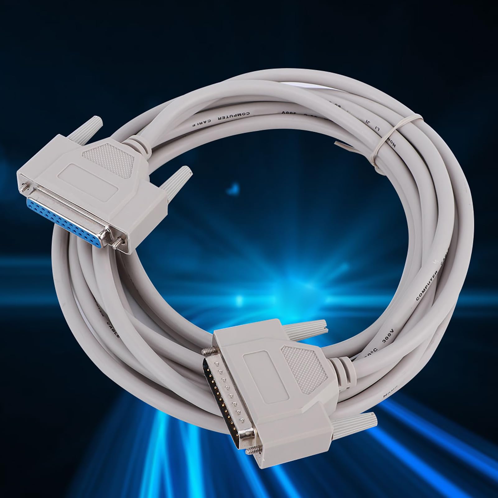 Hyuduo Cavo Prolunga 4.5m per Stampante Porta Parallela e Seriale Adattatore DB9 Maschio a 25 Pin Femmina per Macchina da Incisione