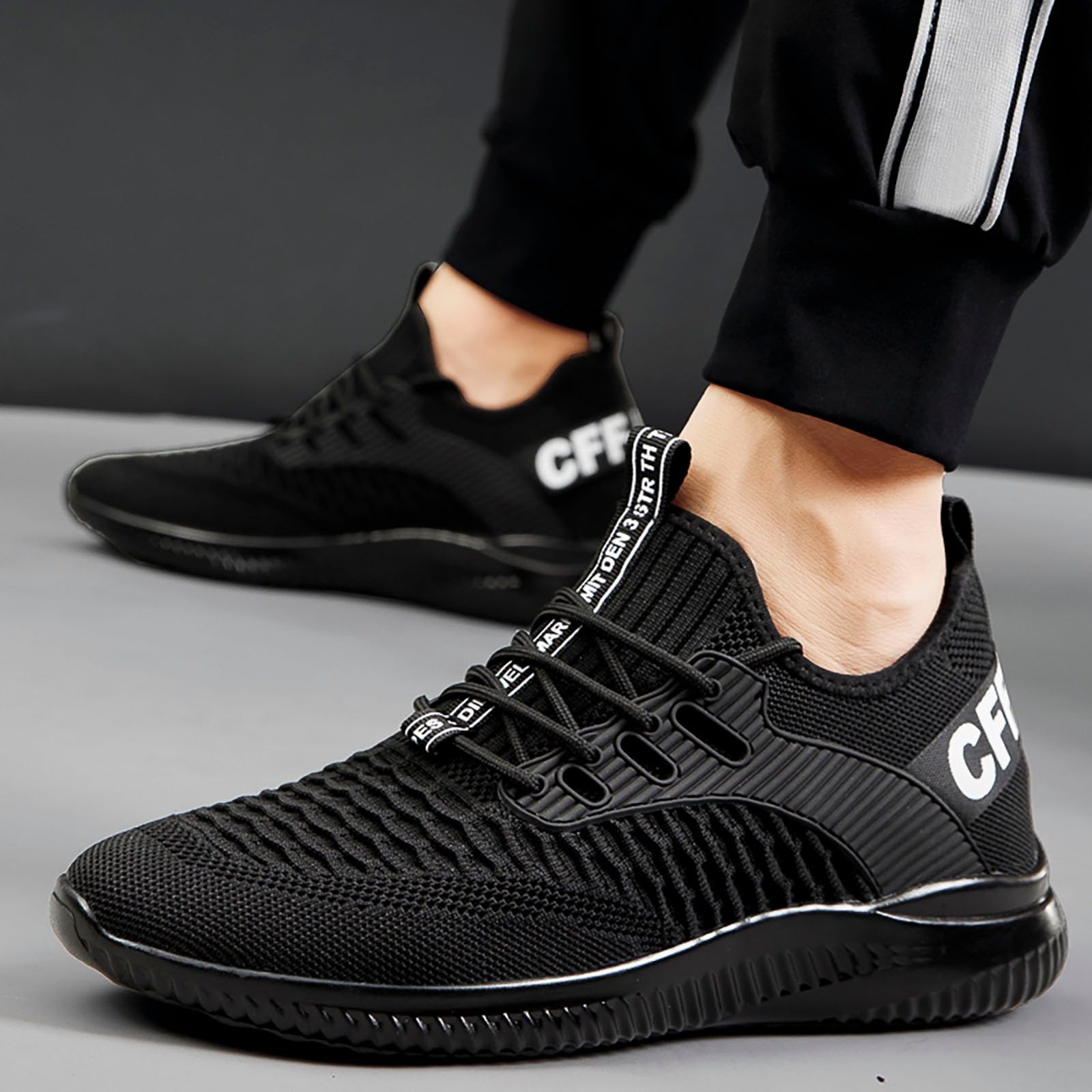 Scarpe Uomo Scarpe Palestra Uomo Corsa Sneakers Bianche Sport Padel Ginnastica Estive Leggere Eleganti Alte Traspiranti da Tennis Senza Nero 41 Sportive Sneaker Invernali Ragazzo Running Shoes