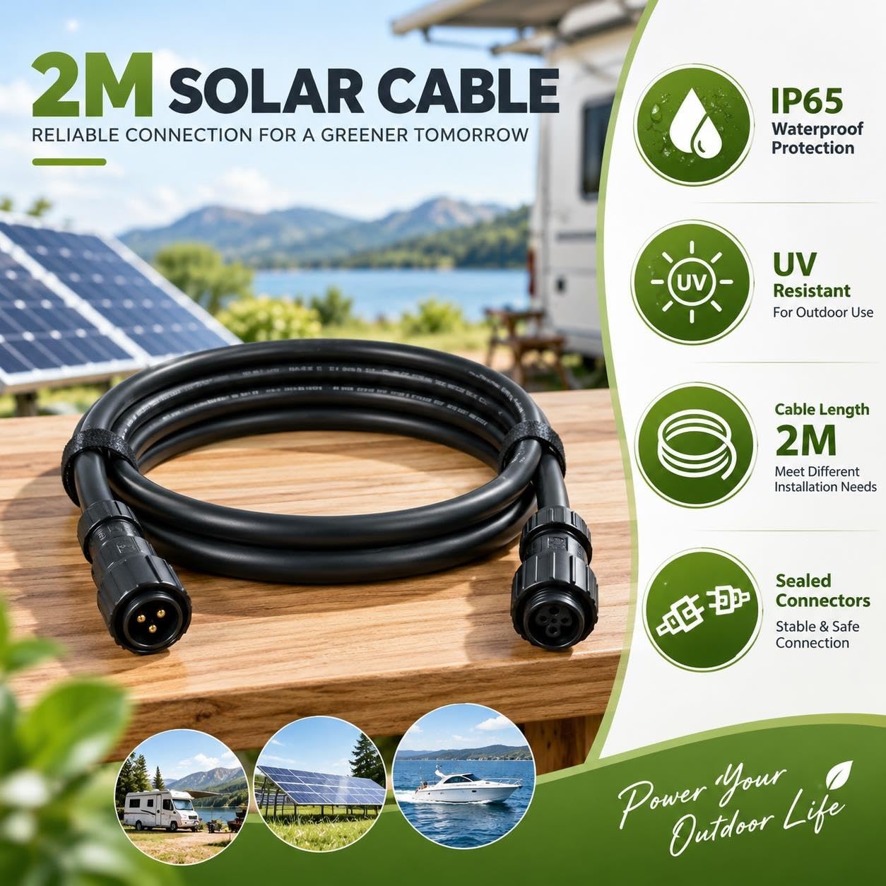 Kabel Zasilający Serii WVC Do Mikroinwertera
