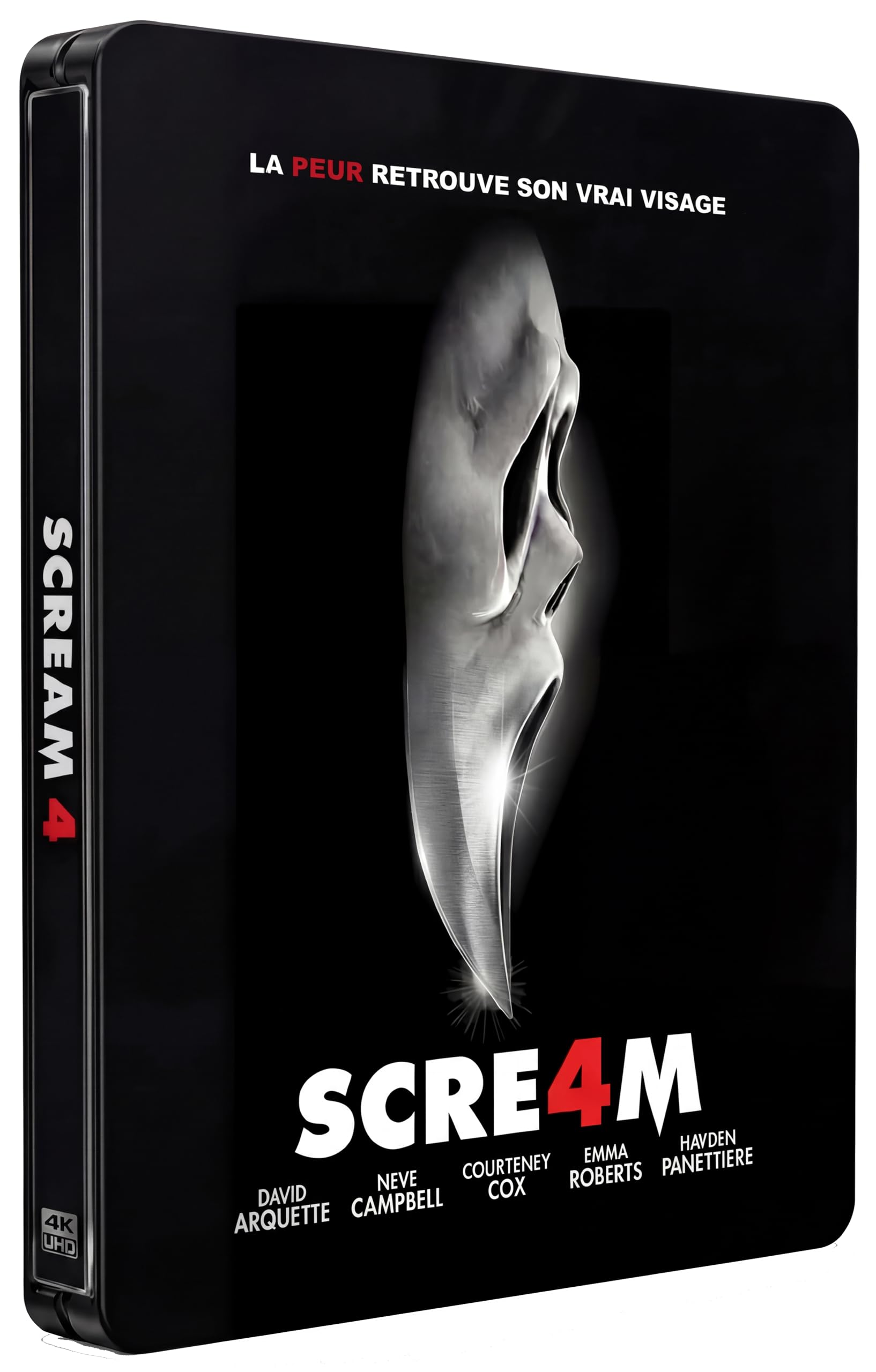 Scream 4 - Combo Steelbook Blu-ray 4K [4K Ultra HD + Blu-ray - Boîtier SteelBook® limité]