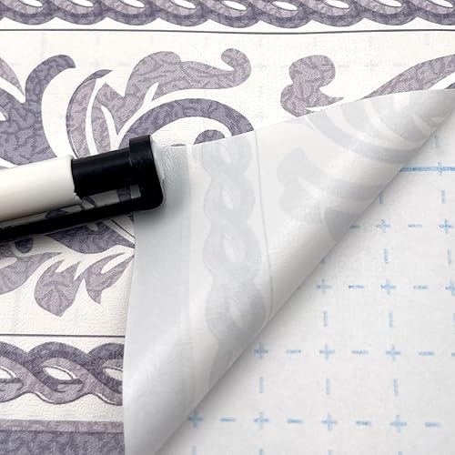 Miniatura 7 de Yifely Papel pintado de PVC a prueba de humedad Pelar y pegar Scroll Wall Bordes Pegatina Decoración para el hogar