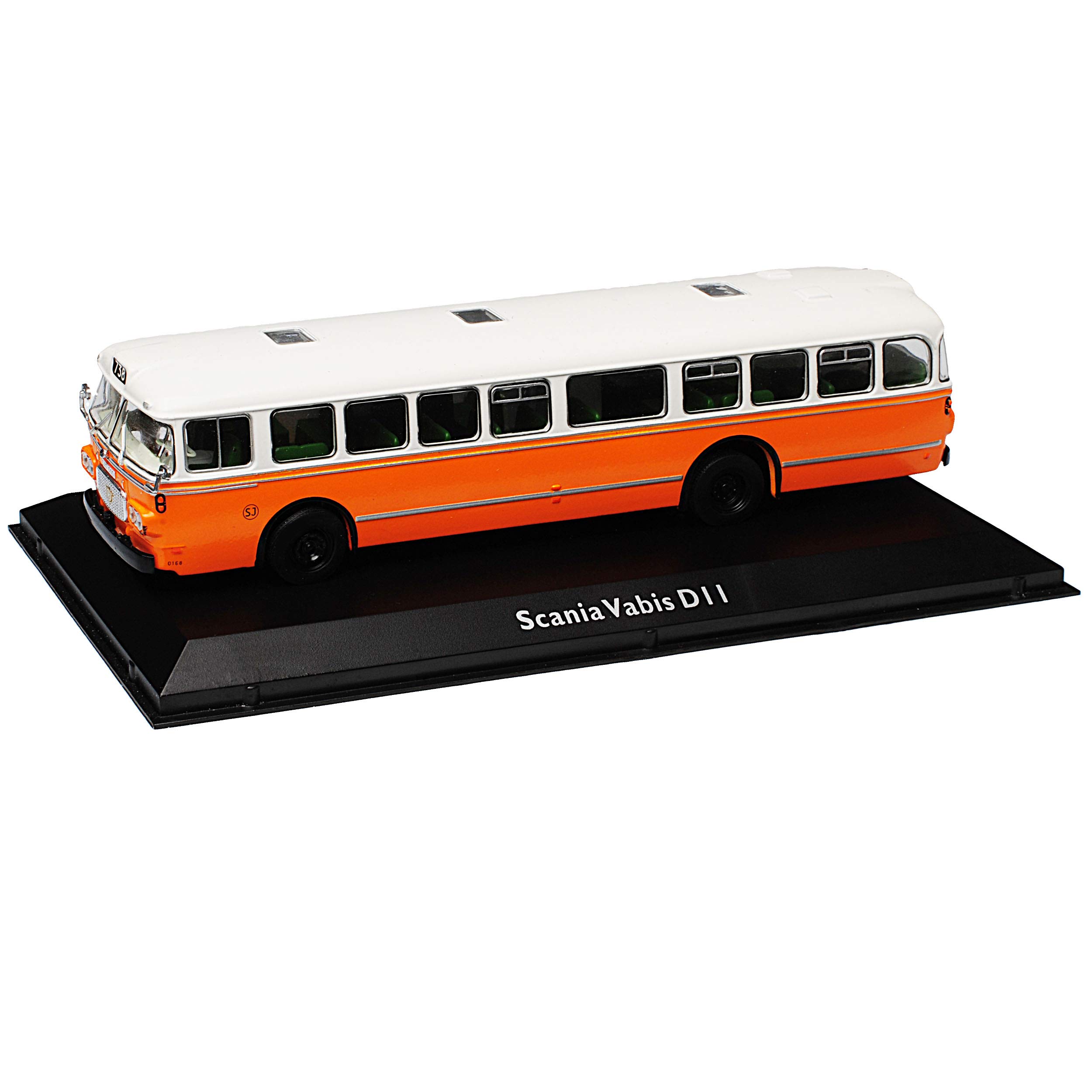 Scania Vabis D11 Bus Orange 1/72 Atlas Model Car: Amazon.de