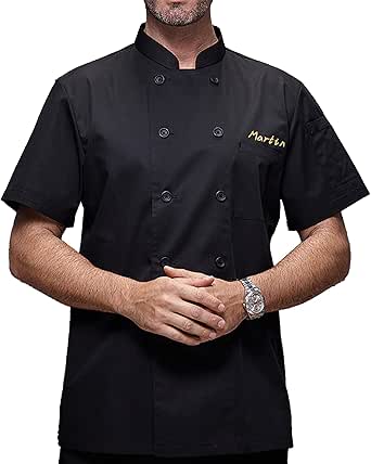 Amazon.com: Personalized Chef Coat Customized Chef Uniform Personalized ...