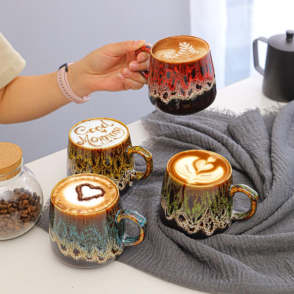 EKsdf Musik Kaffeetasse 280 Ml Mit Klarinetten-Henkel – Lustige Keramiktasse Für Musikliebhaber, Schwarz
