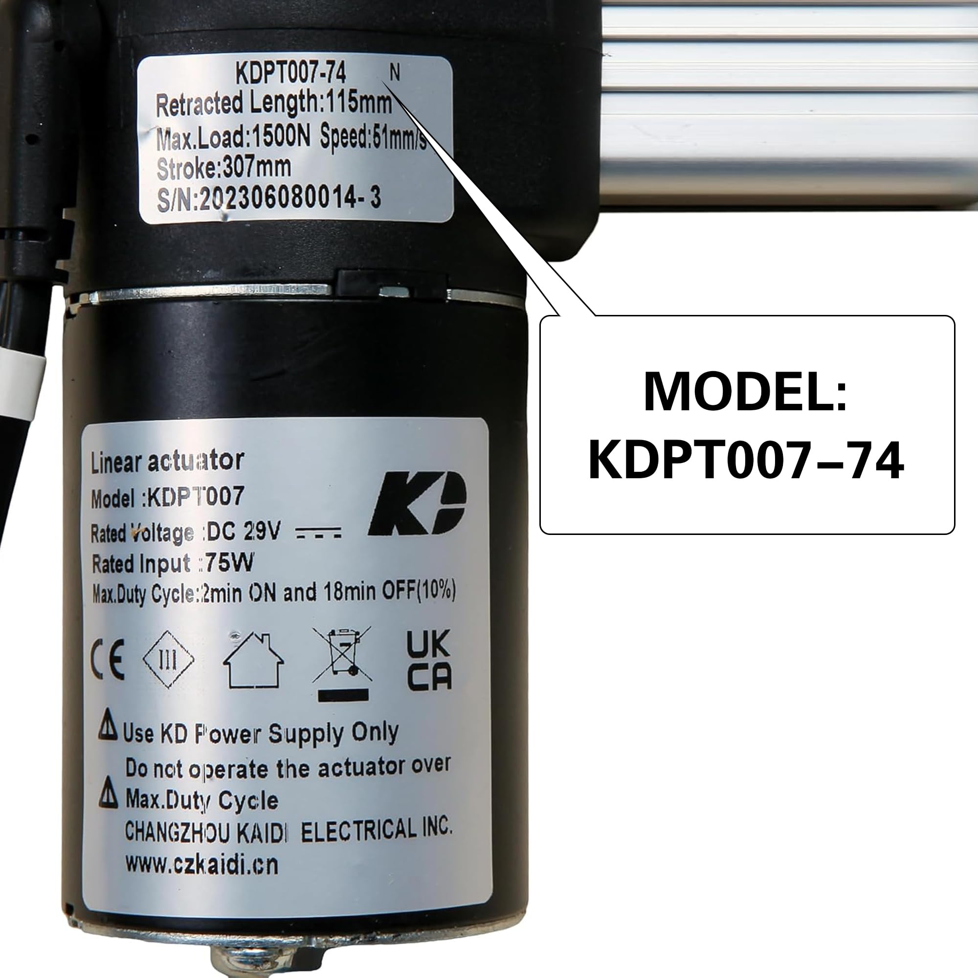 Amazon.com: Linear Actuator Kaidi Model KDPT007-74 Power Recliner