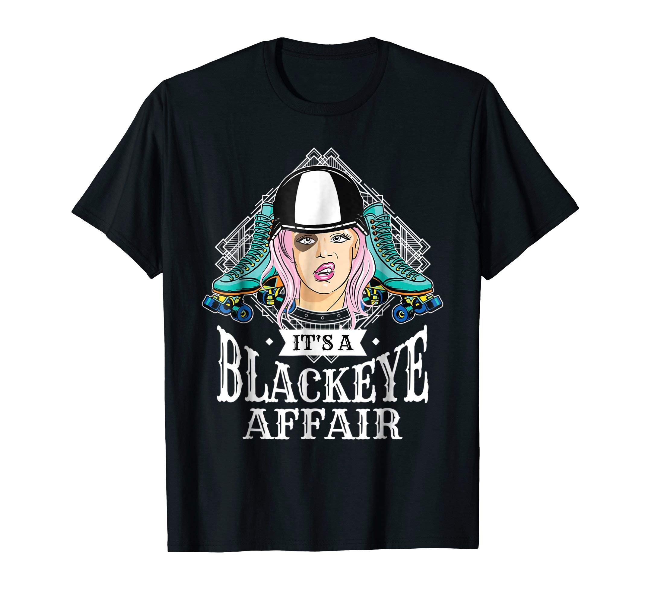 It's a Blackeye Affair Flat Track Roller Derby Shirt