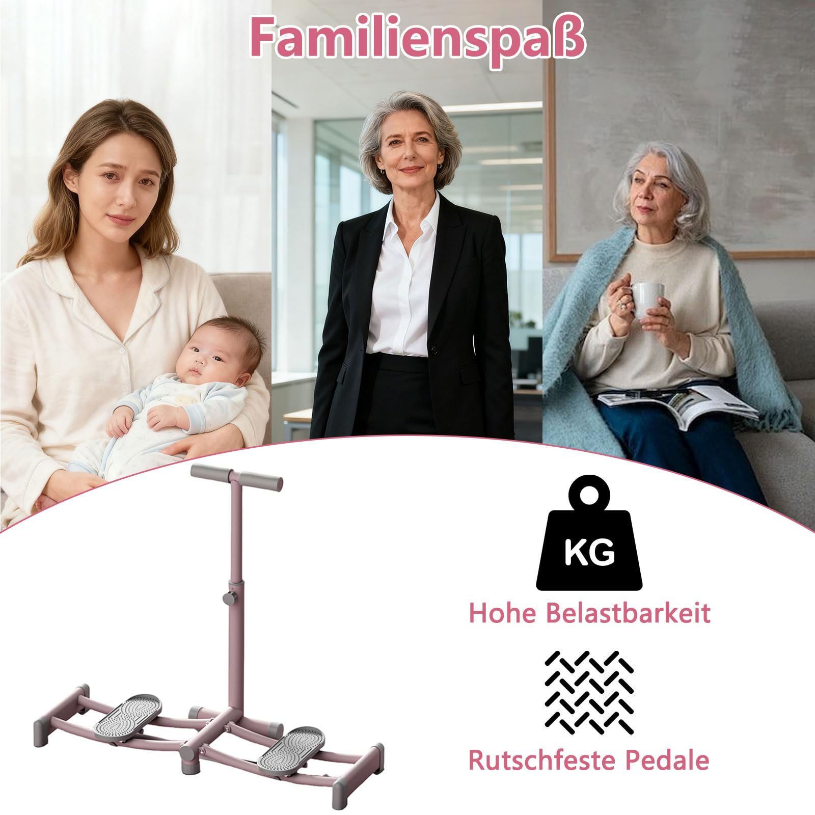 Machine à ski, entraîneur de ski simulé pour le plancher pelvien, appareil d'entraînement réglable en hauteur pour les jambes, le fitness, la musculation, la formation du corps, équipement