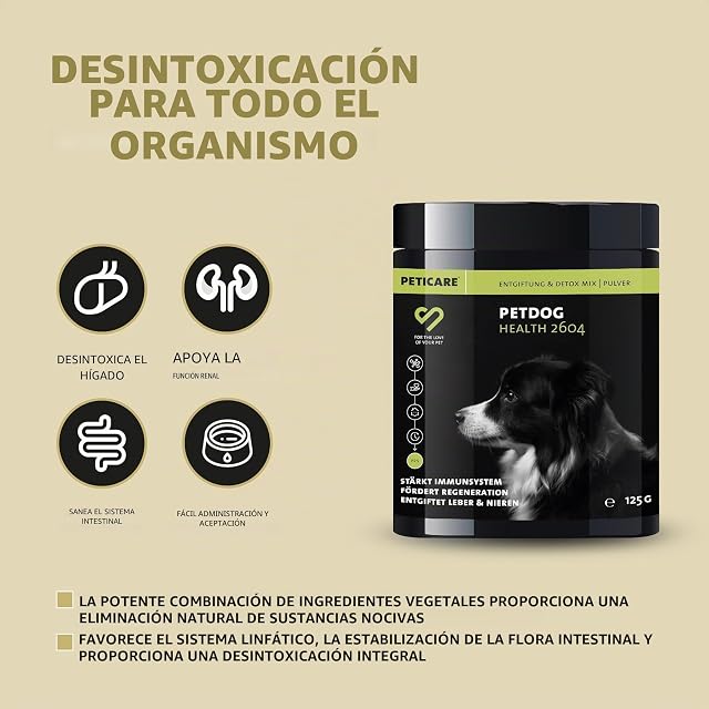 Foto 2 de 7 de Peticare Mezcla Detox en Polvo para Perros