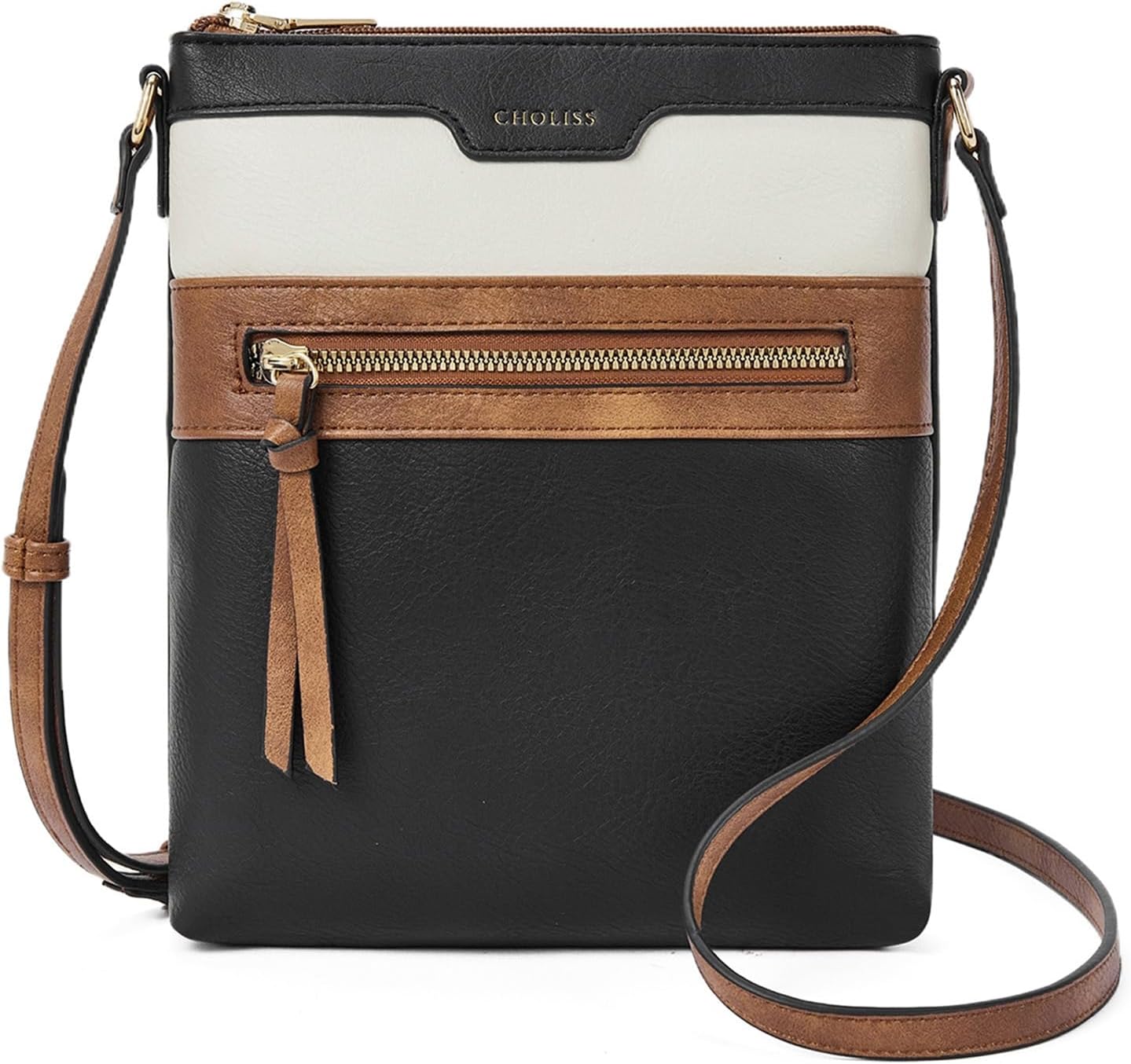 CHOLISS Crossbody Bags for Women, Purses for Women Handbags with Vegan Leather, Travel Purse Over Shoulder Bag