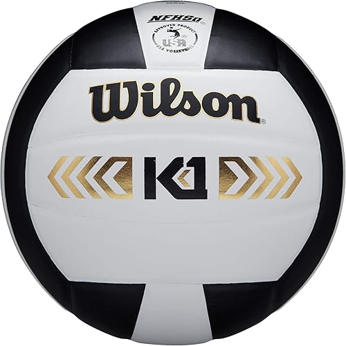 Miniatura 3 de Wilson K1 - Balón de voleibol, color plateado Blanco,Rojo/Blanco/Azul marino,Negro/Blanco,https://www.amazon.com/dp/undefined