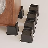 Vista 12 de Elevadores de cama resistentes de 2 pulgadas, elevadores de muebles para marco de cama, sofá, escritorio, silla, elevan hasta 1500 libras, juego