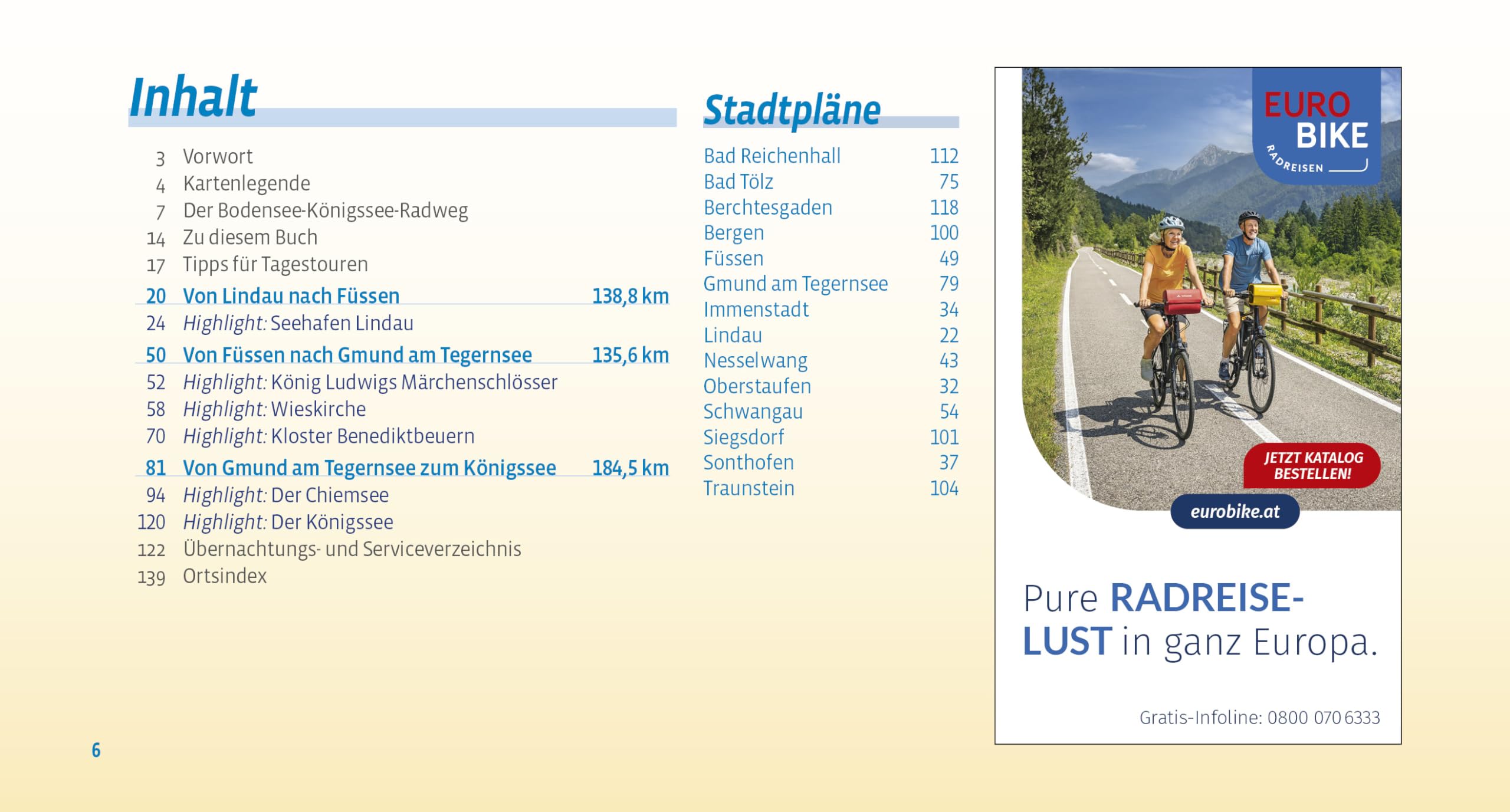 Bodensee-Königssee-Radweg: Von Lindau ins Berchtesgadener Land. 450 km, 1:50.000, GPS-Tracks Download, LiveUpdate (Bikeline Radtourenbücher)