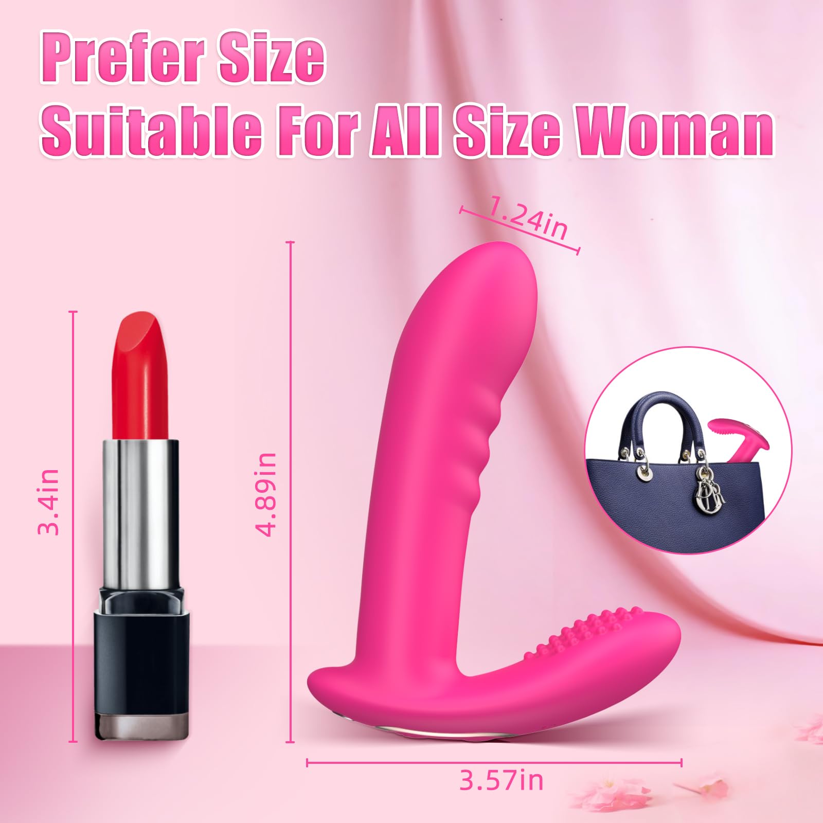 G Spot Vibrator For Women – 3-in-1 Clitoral Stimulator With Suction, Flapping & Vibration – Quiet Waterproof Rechargeable Sex Toy – Adult Toy For Women - View #7